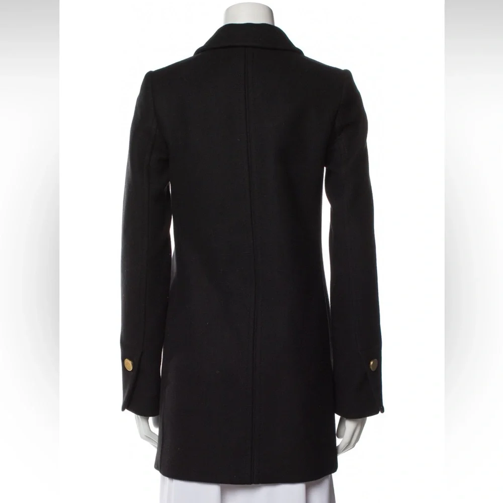 PROENZA SCHOULER wool and cashmere asymmetric pea coat. - Picture 2 of 6